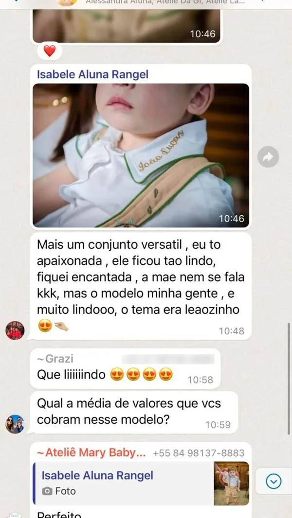 Peça feita por aluna da Costuragi · 13