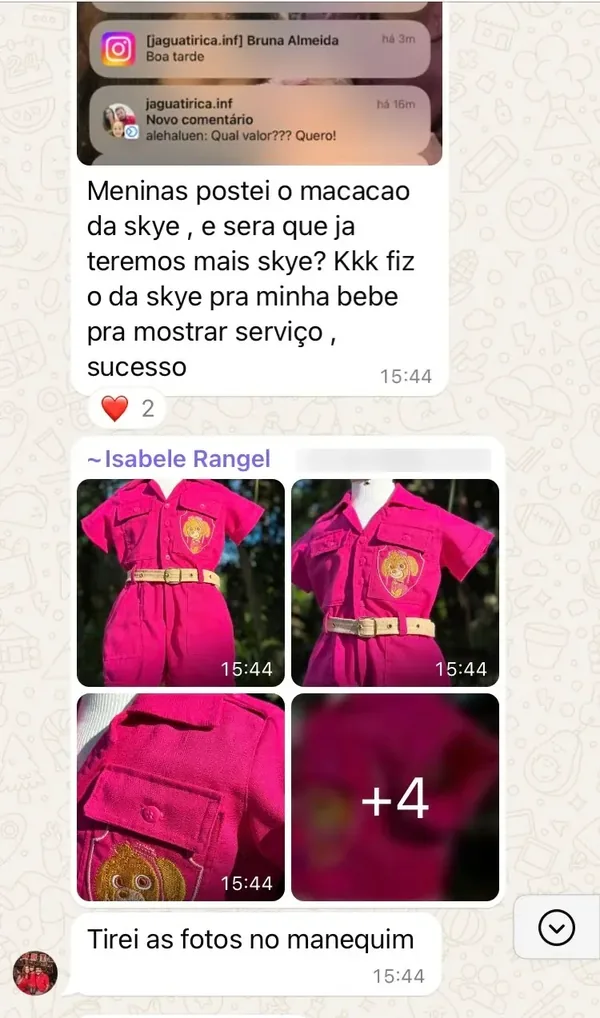 Peça feita por aluna da Costuragi · 18