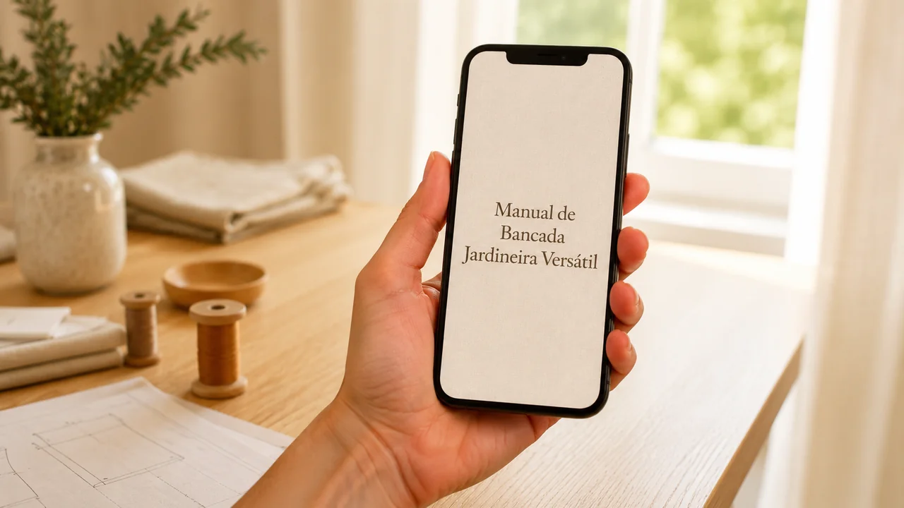 Manual de Bancada da Jardineira Versátil em PDF